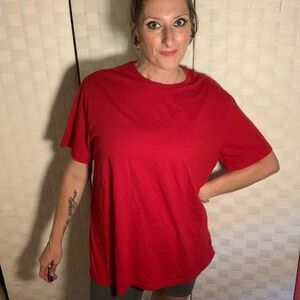 Goodfellow & Co Vibrant Red Men's Short Sleeve Tee